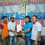 Ahmad Ridwan.SE Serahkan SK Ekspansi PAC Laskar Lampung Se-Kecamatan Metro